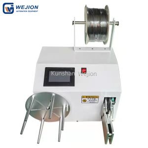 Automatic cable winding tying machine
