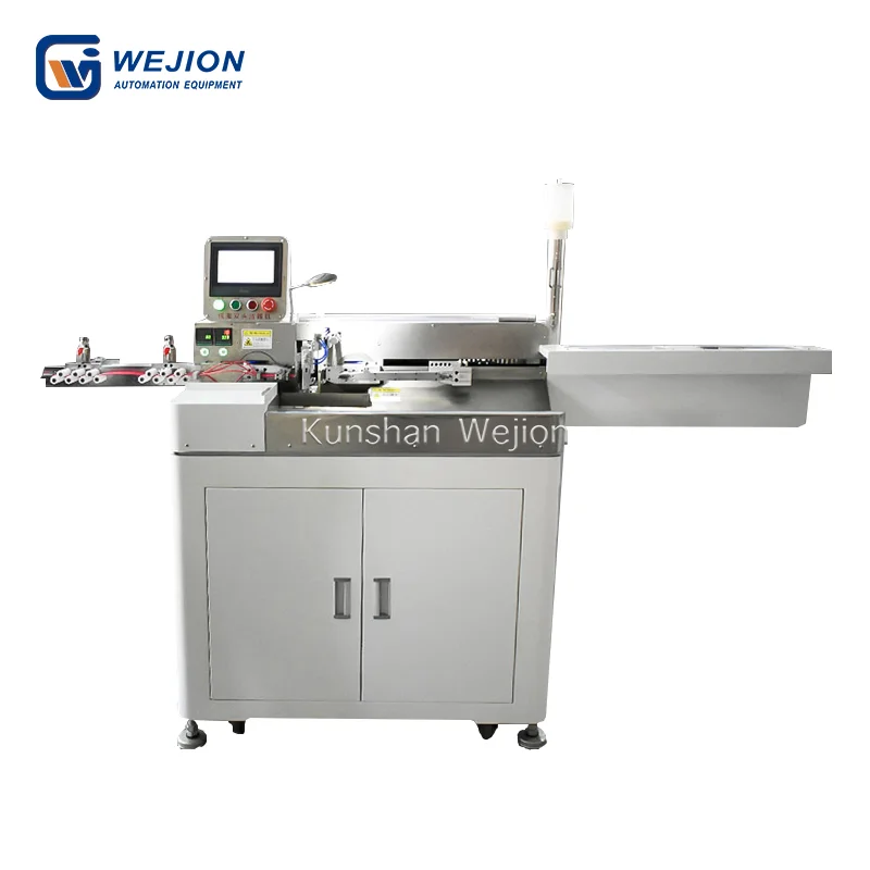 Automatic wire cutting and stripping machine